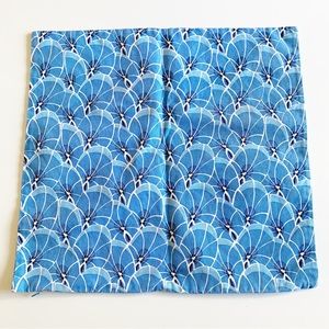 Serena & Lily Ocean Blue Patterned Pillow (2)